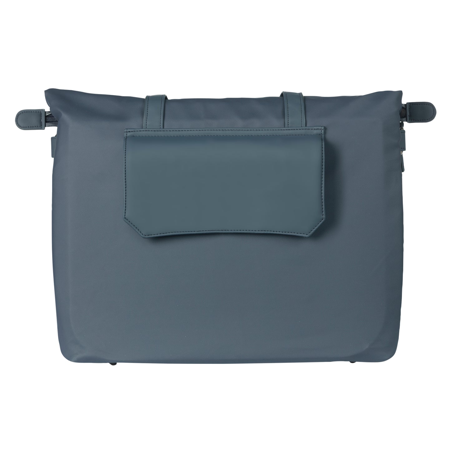 Sacoche arrière vélo latérale sac ordinateur portable Basil manhattan waterproof bleu marine droit-gauche 12l fixation hook ON 12x38x30cm fermeture pliante anti-pluie
