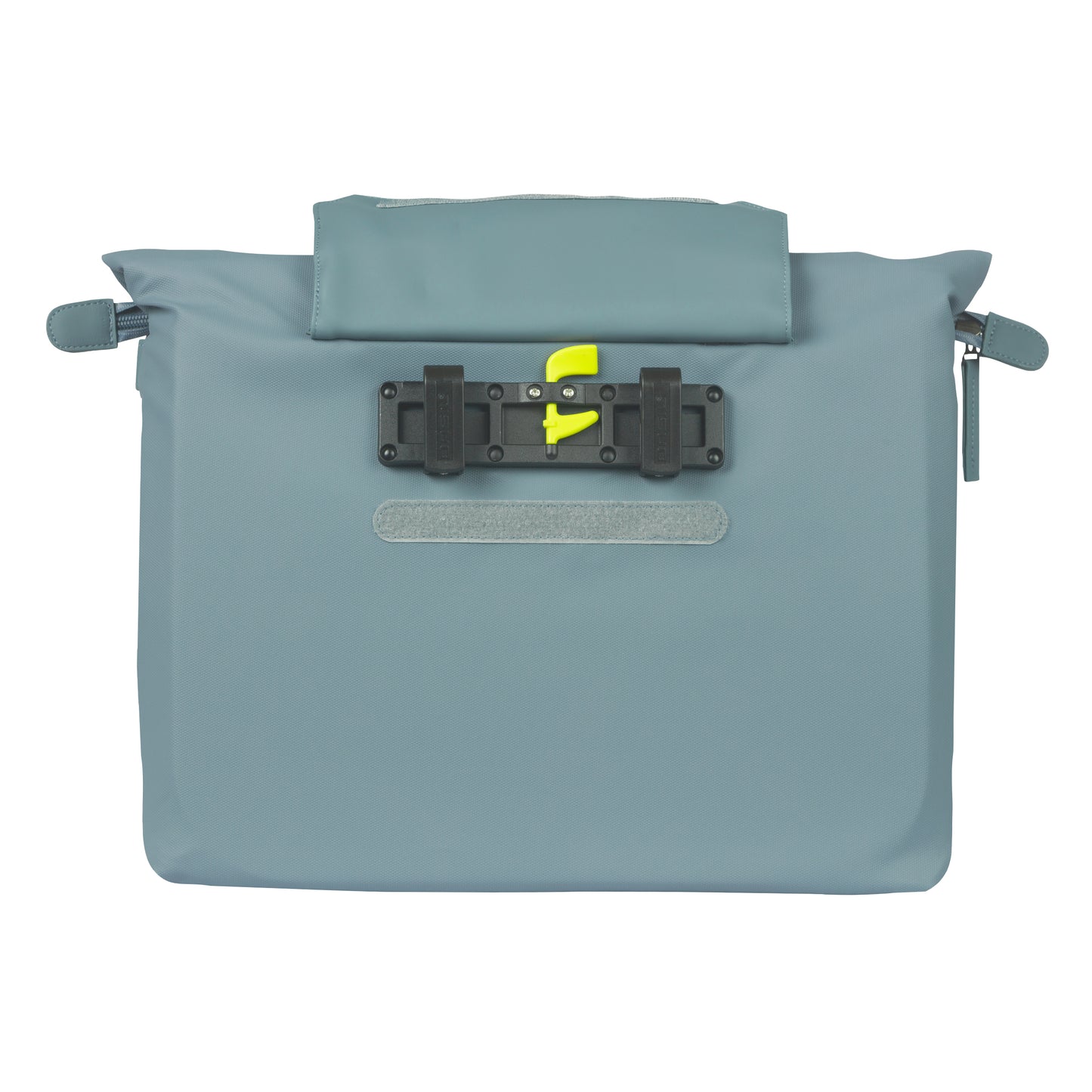 Sacoche arrière vélo latérale sac ordinateur portable Basil manhattan waterproof bleu droit-gauche 12l fixation hook ON 12x38x30cm fermeture pliante anti-pluie
