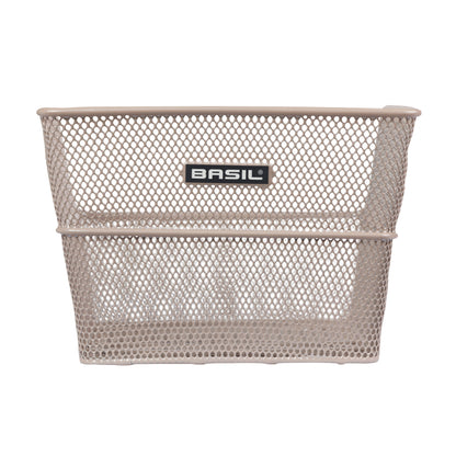 Panier arrière acier Basil Cento beige