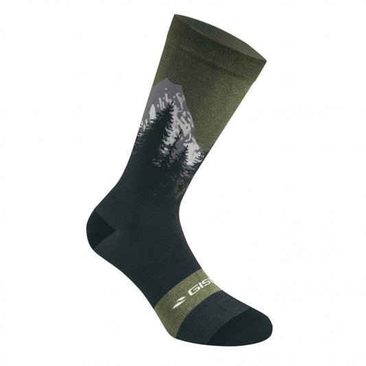 Chaussettes Socquettes Été Gist Trendy Verte Montagne Écologique Hauteur 20cm