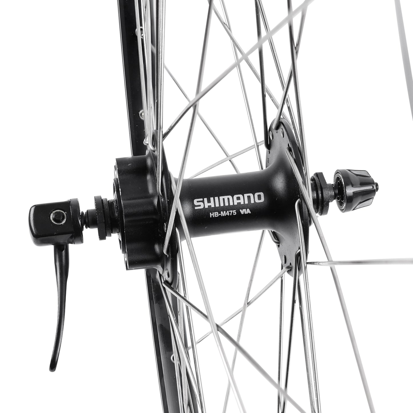 Roue VTC Vélox disque/patin 700x35 M260 avant noir renforcée 6T