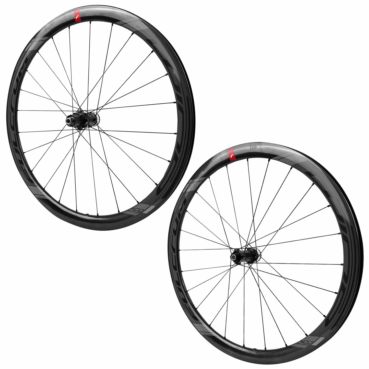 Roues PCP route 700 Fulcrum Wind 40 carbone noir centerlock cassette Shimano