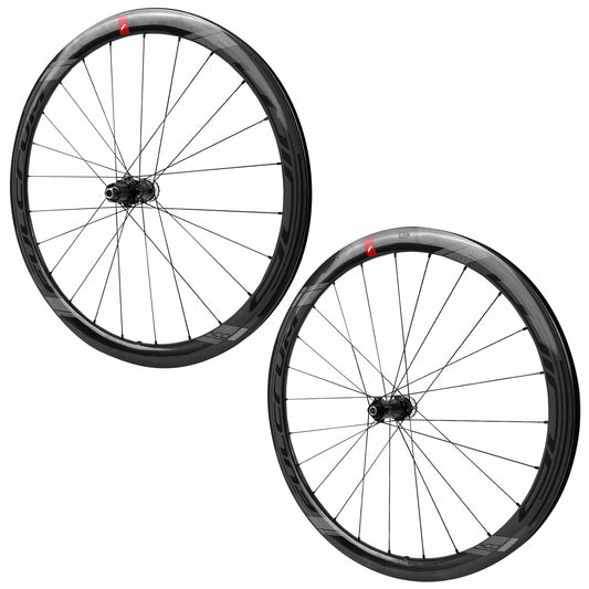 Roues PCP route 700 Fulcrum Wind 40 carbone noir centerlock cassette Shimano