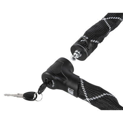 Antivol vélo chaîne à clé Abus iven chain 8210 diam 8 mm longueur 85 cm avec serrure intégrée -niveau sécurité 10-