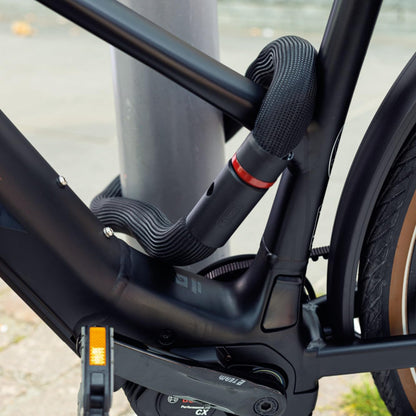 Antivol vélo chaîne à clé Abus goose lock diam 6 mm longueur 85 cm avec serrure intégrée -niveau sécurité 7-
