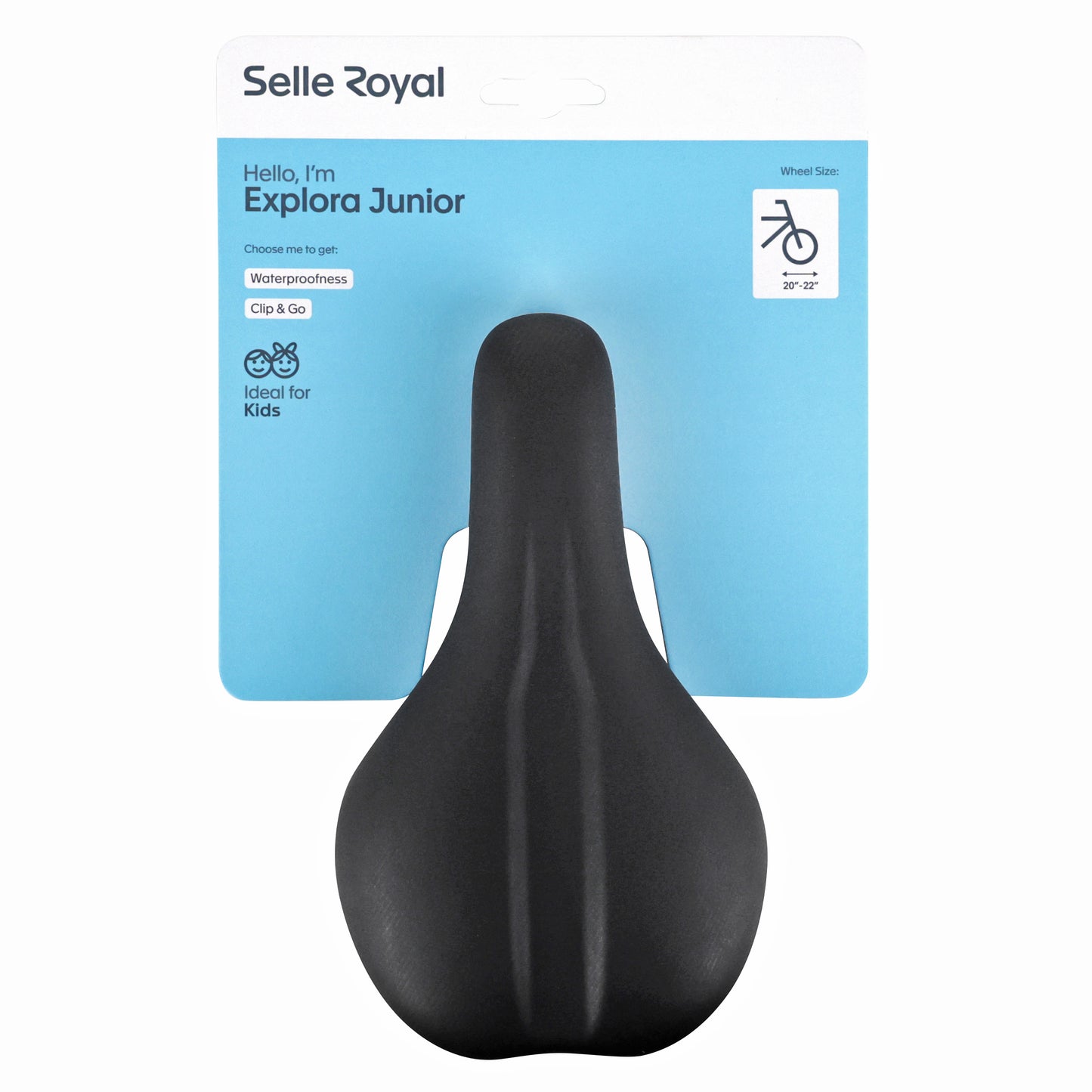 Selle Royal Explora Junior Medium visible gel black 225x135