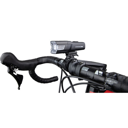 Eclairage vélo usb avant sur cintre Zéfal supervision f200 lumens noir