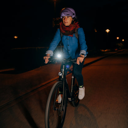 Eclairage vélo usb avant sur cintre Zéfal supervision f200 lumens noir