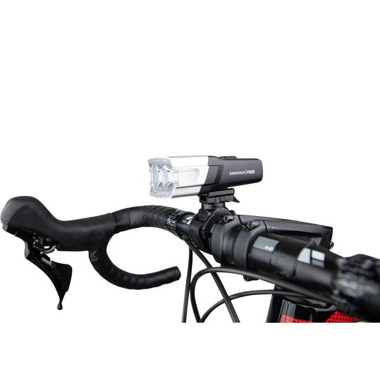 Eclairage vélo usb avant sur cintre Zéfal supervision f1500 lumens noir
