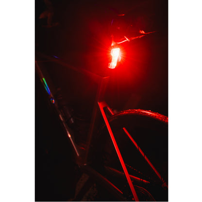 Eclairage vélo usb arrière sur tige de selle Zéfal supervision r150 lumens noir