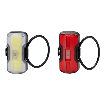 Eclairage vélo usb kit sur cintre-tige de selle Zéfal vision f20-r20 lumens noir avant/arrière
