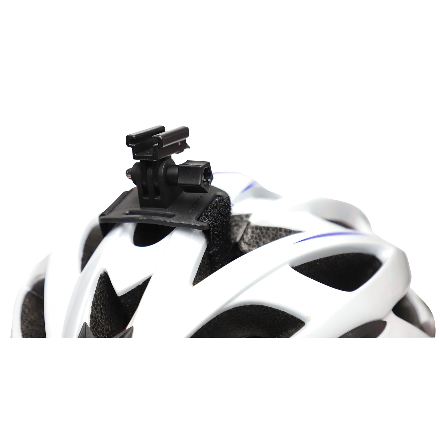 Support éclairage vélo Zéfal noir pour casque compatible go pro