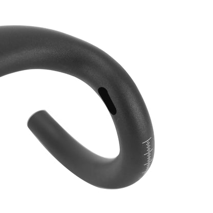 Itm fx1 gravel aluminum road handlebar black 31.8 L 46 external (center-to-center 44cm) for internal cable routing