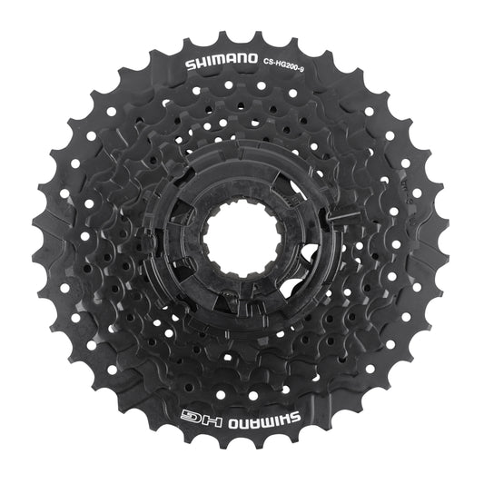 Cassette 9v. Shimano alivio hg200 11-36 (11-13-15-17-20-23-26-30-36) compatible deore