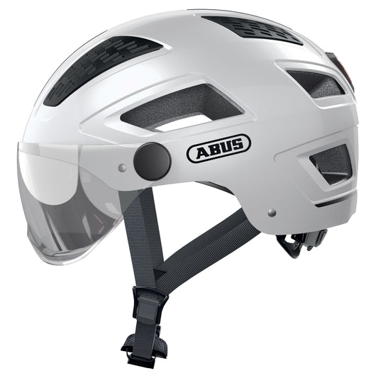 Abus Urban Hyban 2.0 Ace Adult Cycling Helmet Polar White