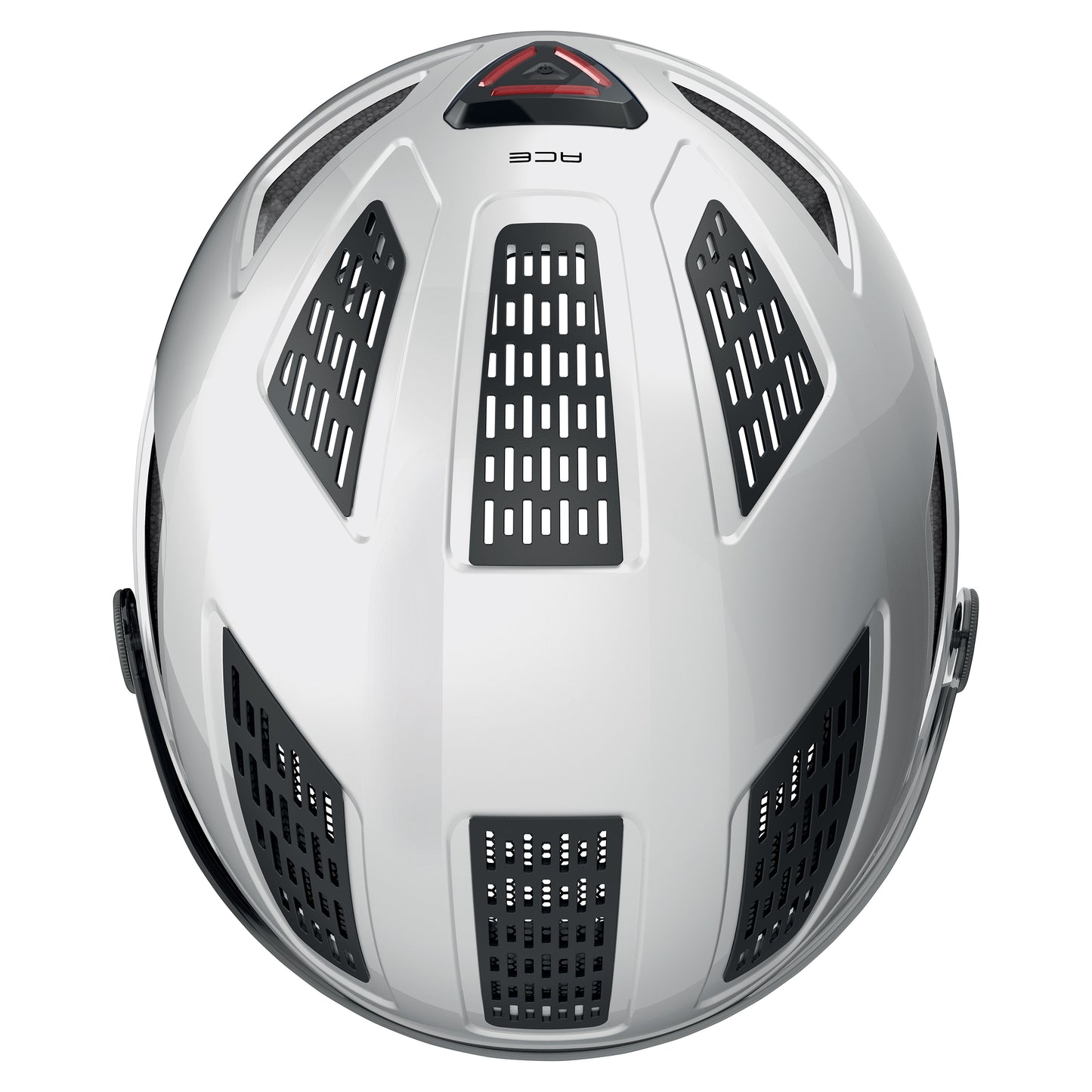 Casque vélo adulte Abus urbain hyban 2.0 ace blanc polaire