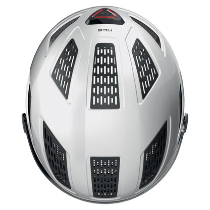 Casque vélo adulte Abus urbain hyban 2.0 ace blanc polaire