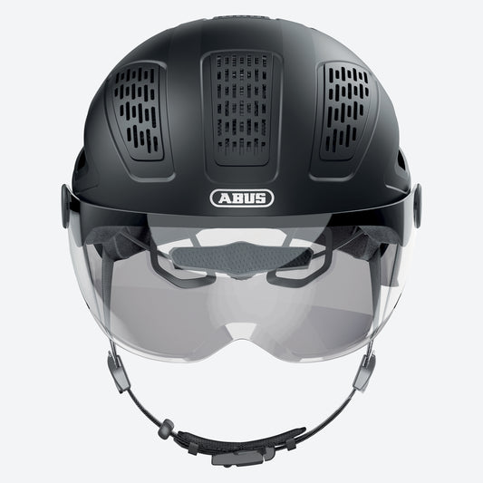 Abus Hyban 2.0 ACE Adult Urban Cycling Helmet Black