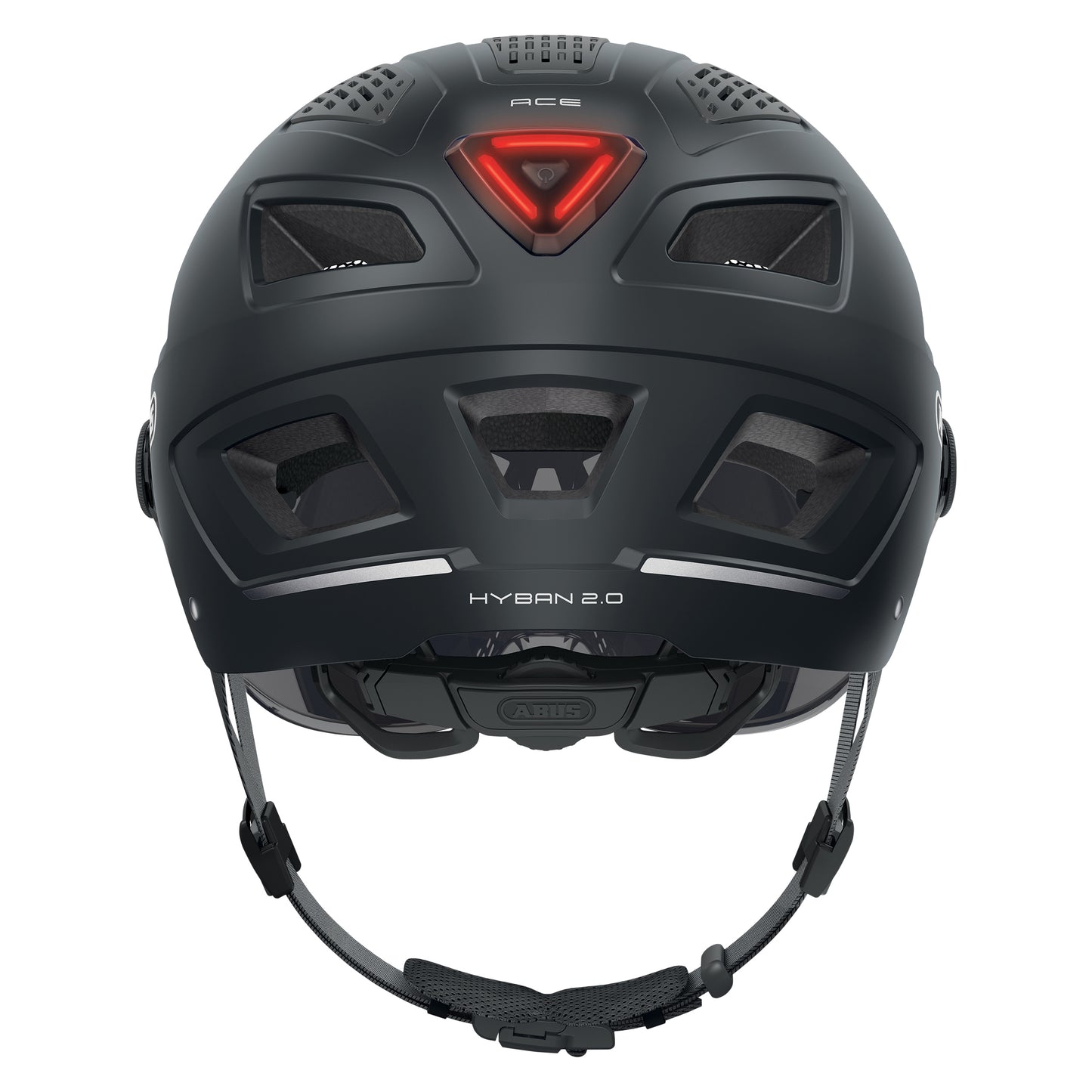 Casque vélo adulte Abus urbain hyban 2.0 ace noir
