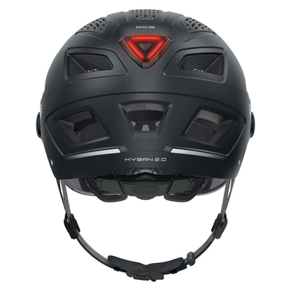 Casque vélo adulte Abus urbain hyban 2.0 ace noir