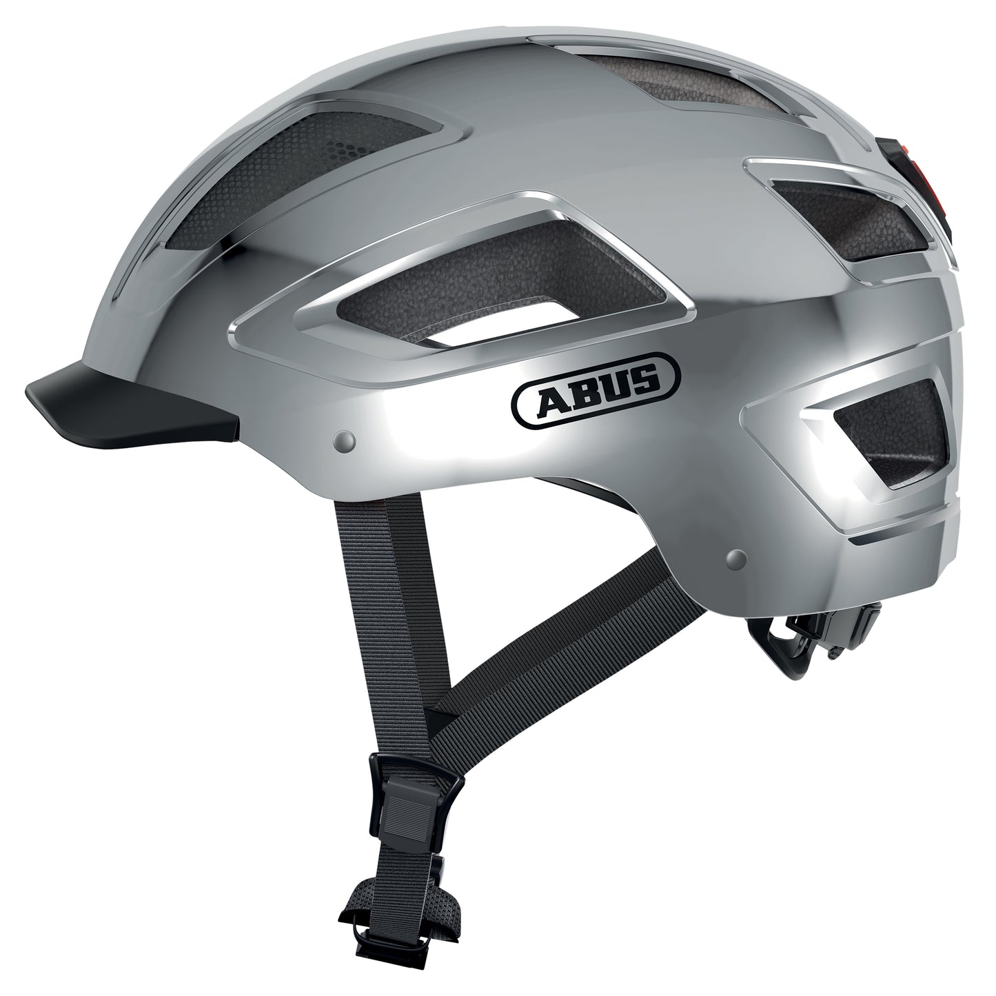 Casque vélo adulte Abus urbain hyban 2.0 chrome