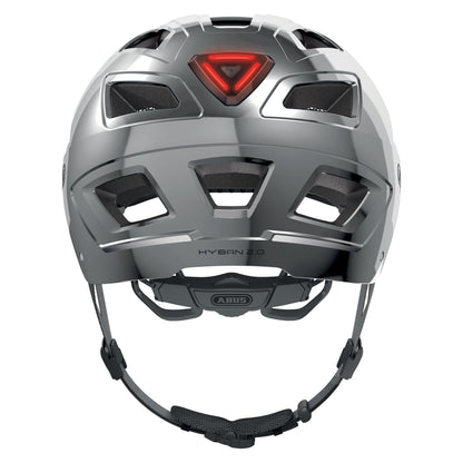 Casque vélo adulte Abus urbain hyban 2.0 chrome