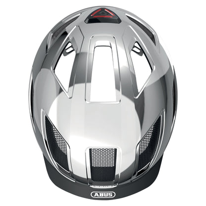 Casque vélo adulte Abus urbain hyban 2.0 chrome