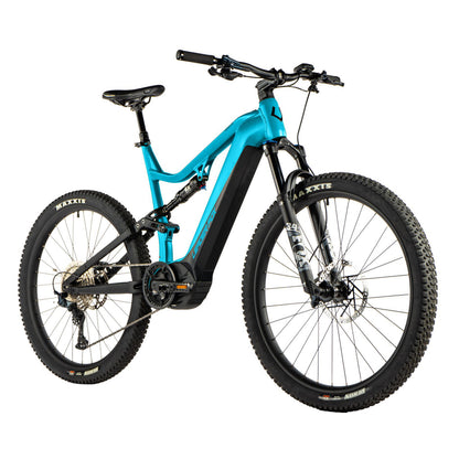 Vélo électrique VTT 29 Leader Fox Argus bleu TS Panasonic GX 20Ah