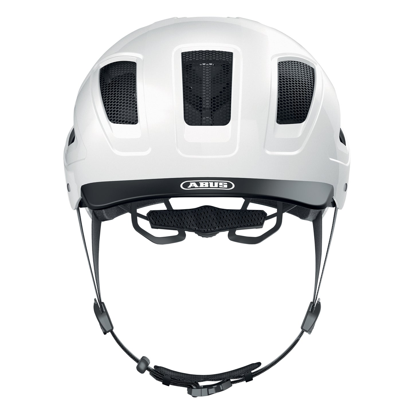 Casque vélo adulte Abus urbain hyban 2.0 blanc polaire