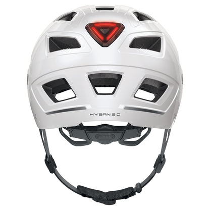 Casque vélo adulte Abus urbain hyban 2.0 blanc polaire