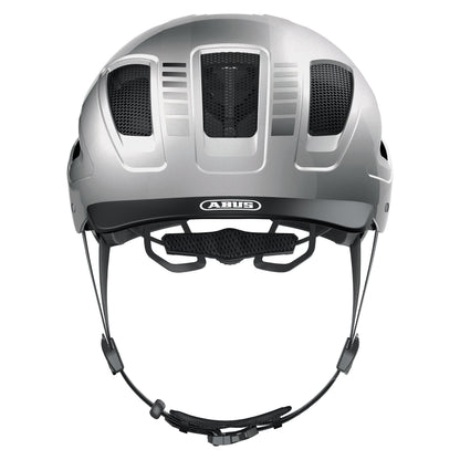 Casque vélo adulte Abus urbain hyban 2.0 argent
