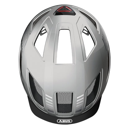 Casque vélo adulte Abus urbain hyban 2.0 argent
