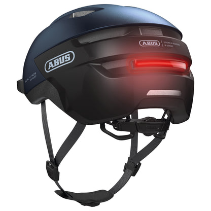 Casque vélo adulte Abus urbain purl-y ace bleu nuit éclairage intégré