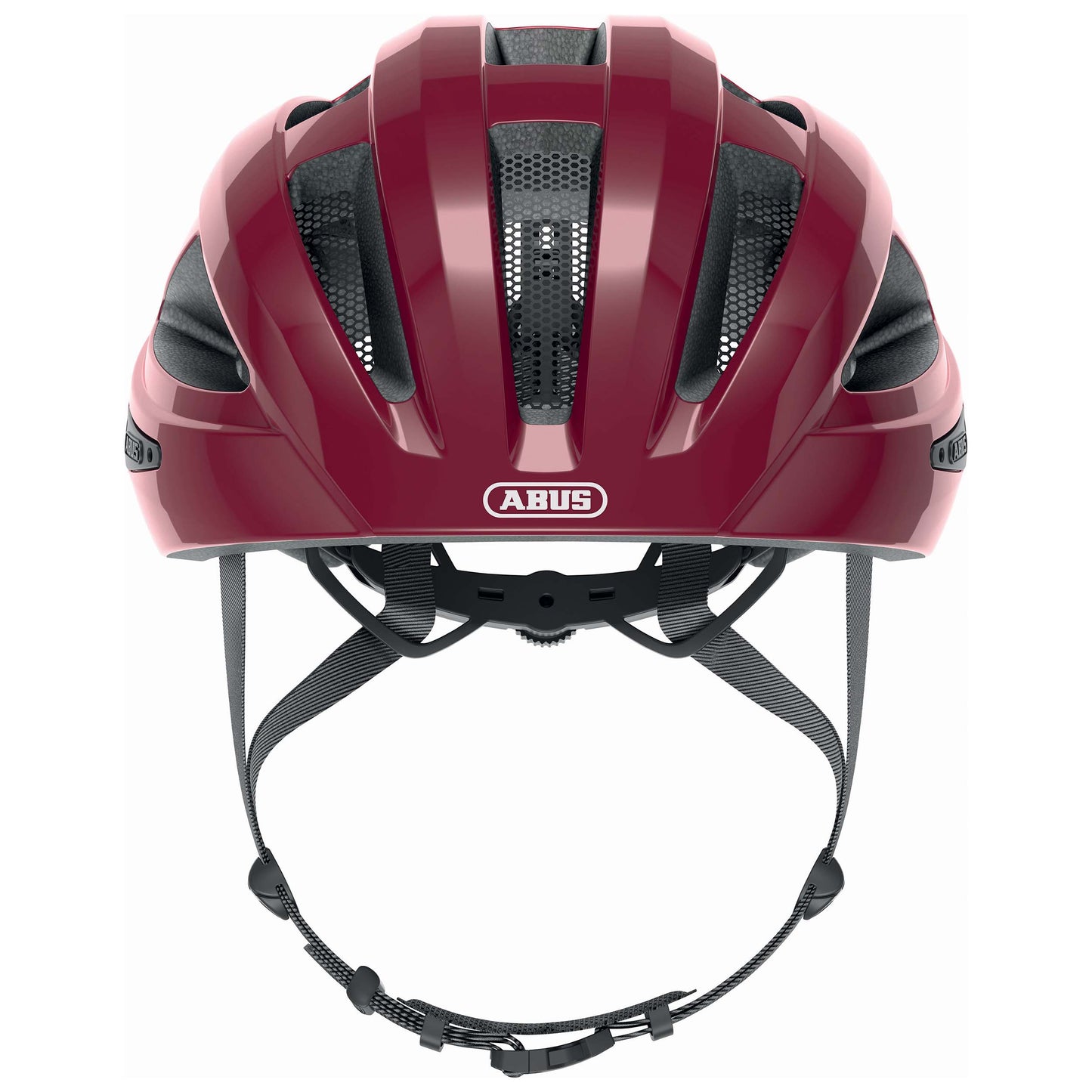 Abus Macator Adult Road Bike Helmet Burgundy Red