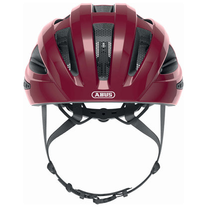 Abus Macator Adult Road Bike Helmet Burgundy Red