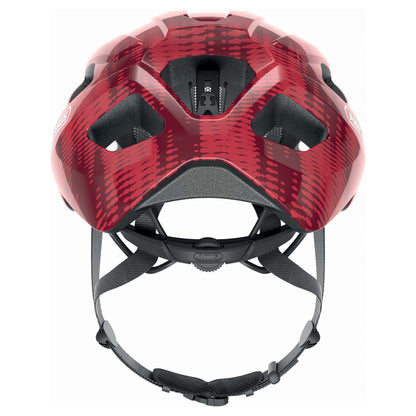 Abus Macator Adult Road Bike Helmet Burgundy Red