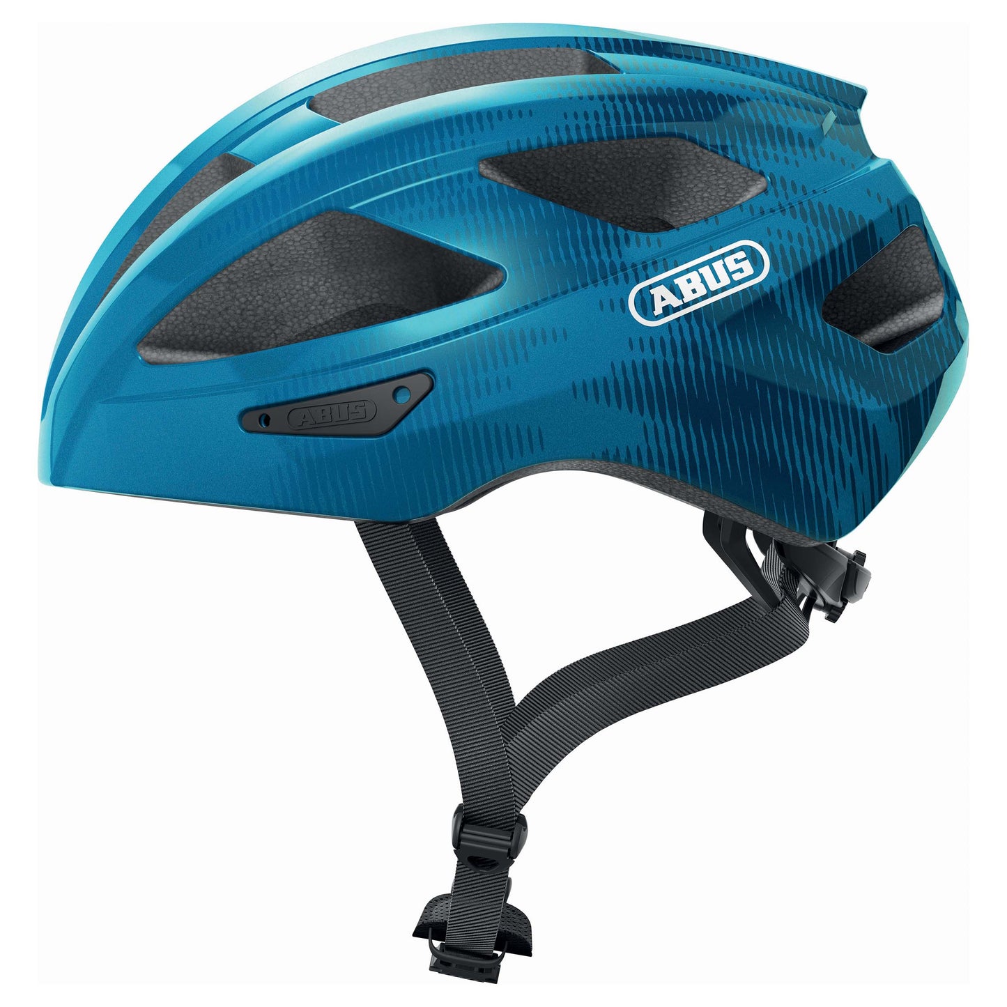 Casque vélo adulte Abus route macator bleu acier