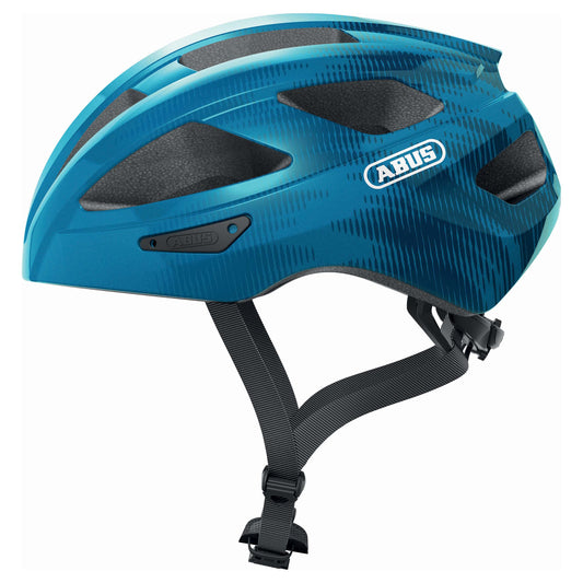 Abus Macator Steel Blue Adult Road Cycling Helmet