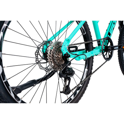 Leader Fox Capitan 24-inch girls' mountain bike, matt green, 8-speed
