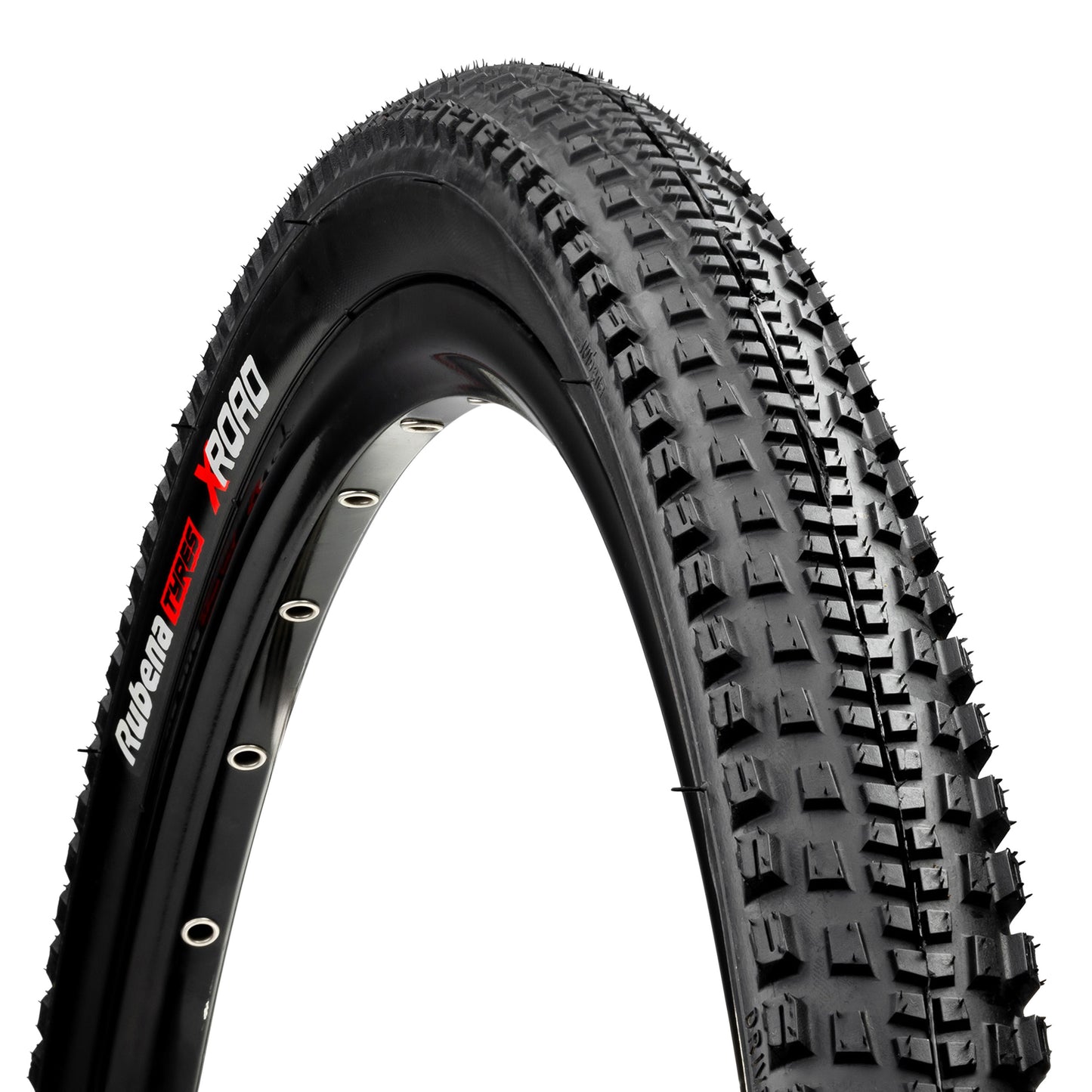 Pneu Gravel 700 X 40 Rubena X-Road E-Lite Noir TR (40-622) Compatible VAE