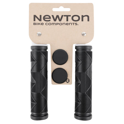 Poignées City VTT Newton rubber noir 130mm