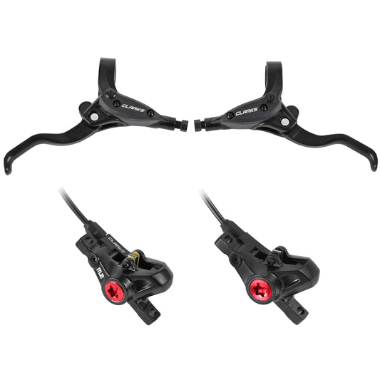 Frein à disque VTT hydraulique clarks M2 avant/arrière post mount noir durite 1000mm/1700mm pour disque 160mm