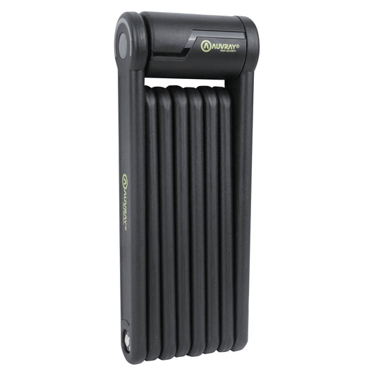 Auvray acl110 folding bike lock, articulated, 110 cm, black + mount, security level 6-10