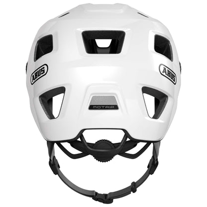Casque vélo adulte Abus VTT motrip blanc brillant