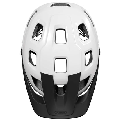 Casque vélo adulte Abus VTT motrip blanc brillant