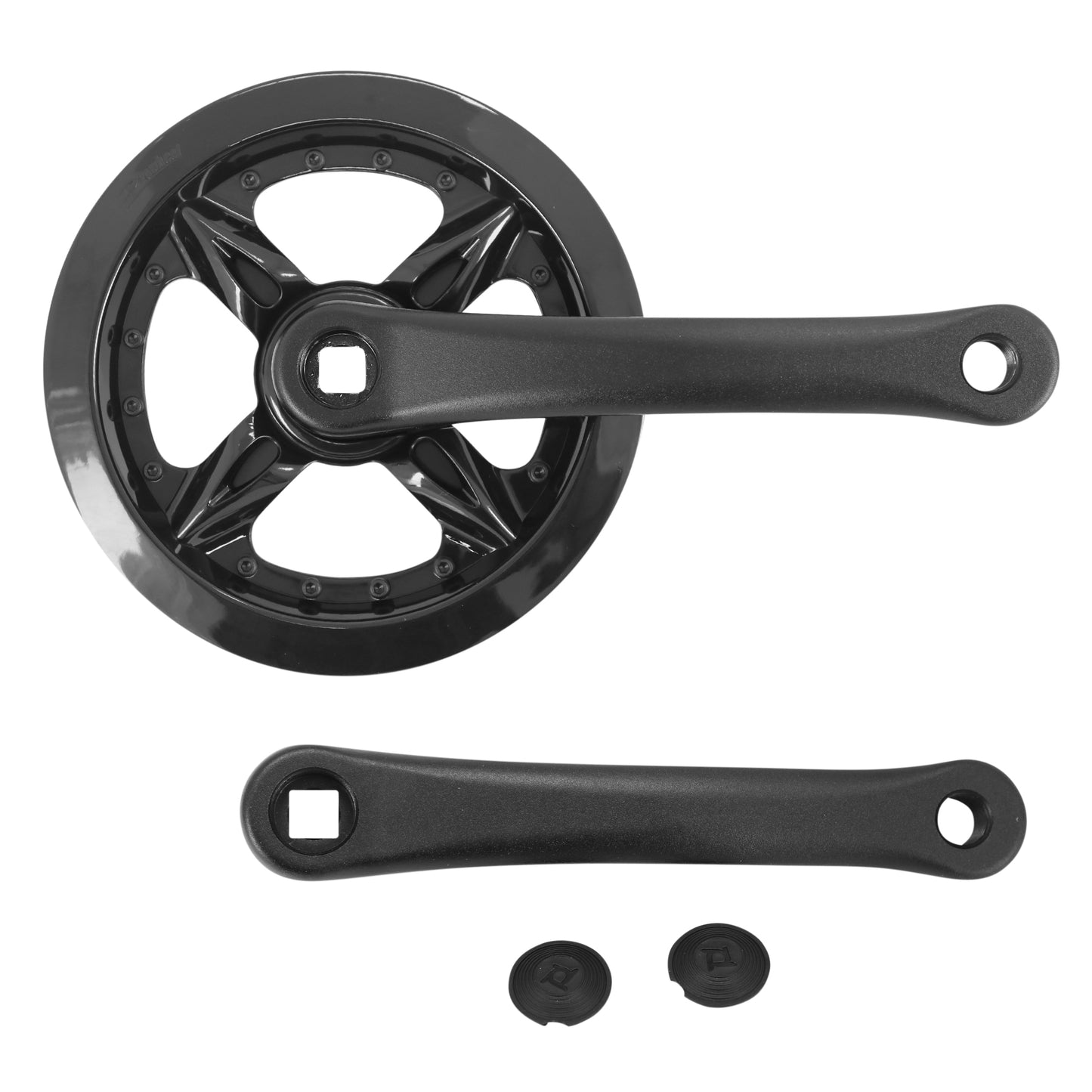 PCP mountain bike crankset, black aluminum, 170mm, 36 teeth chainring