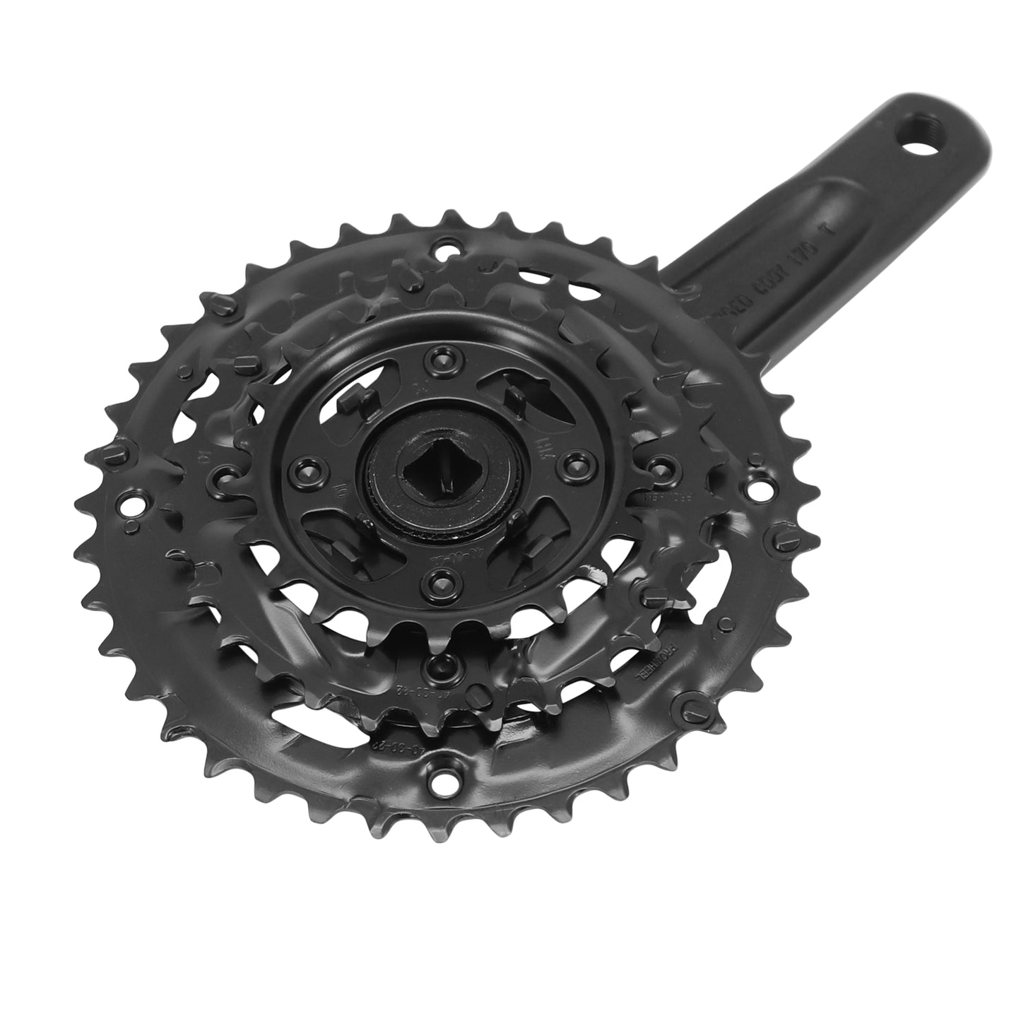 Pédalier VTT PCP alu noir 170 40x30x22