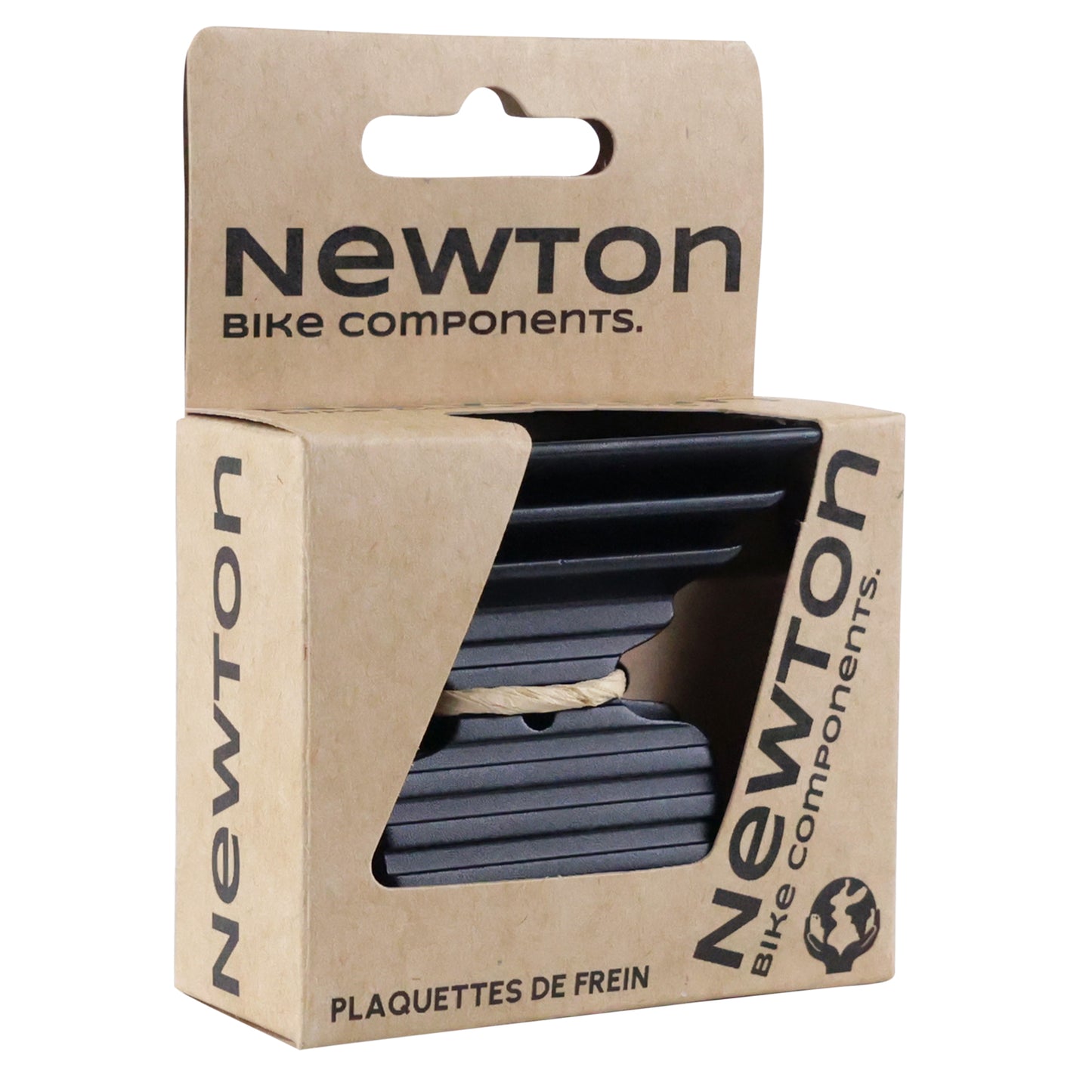 Newton Organic MTB brake pads for Shimano XTR XT SLX finned