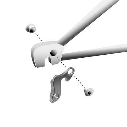 Patte dérailleur alu PCP pour Jumpertrek Starlet BH Trek GH-011