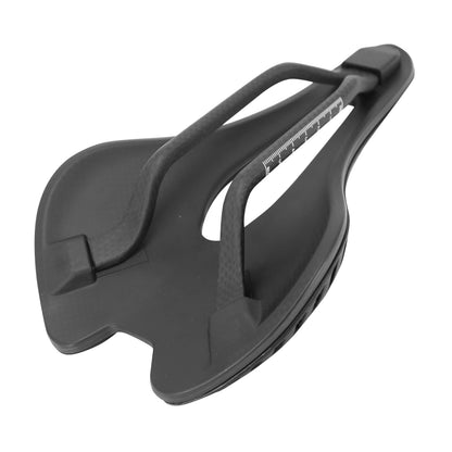Selle Newton 3D Carbone T801 ouverte noire 245x143 rail carbone